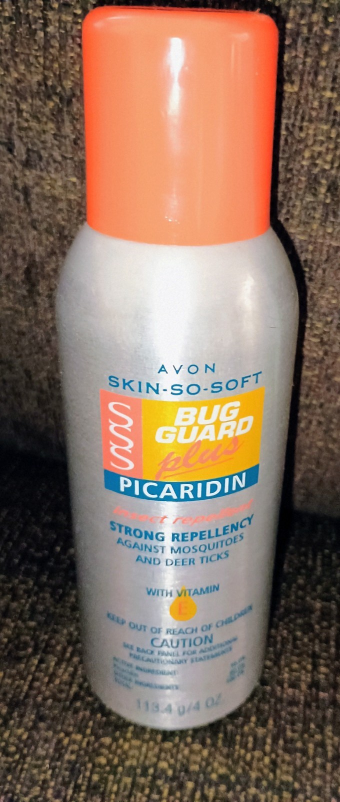 Avon SSS Bug Guard Plus Picaridin Aerosol Spray 4 Oz.