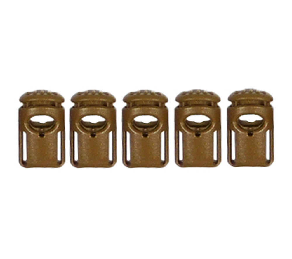 Cordloc Ghillietex Coyote 5-pack ITW Nexus GTSP for Bootlace Drawstring Paracord