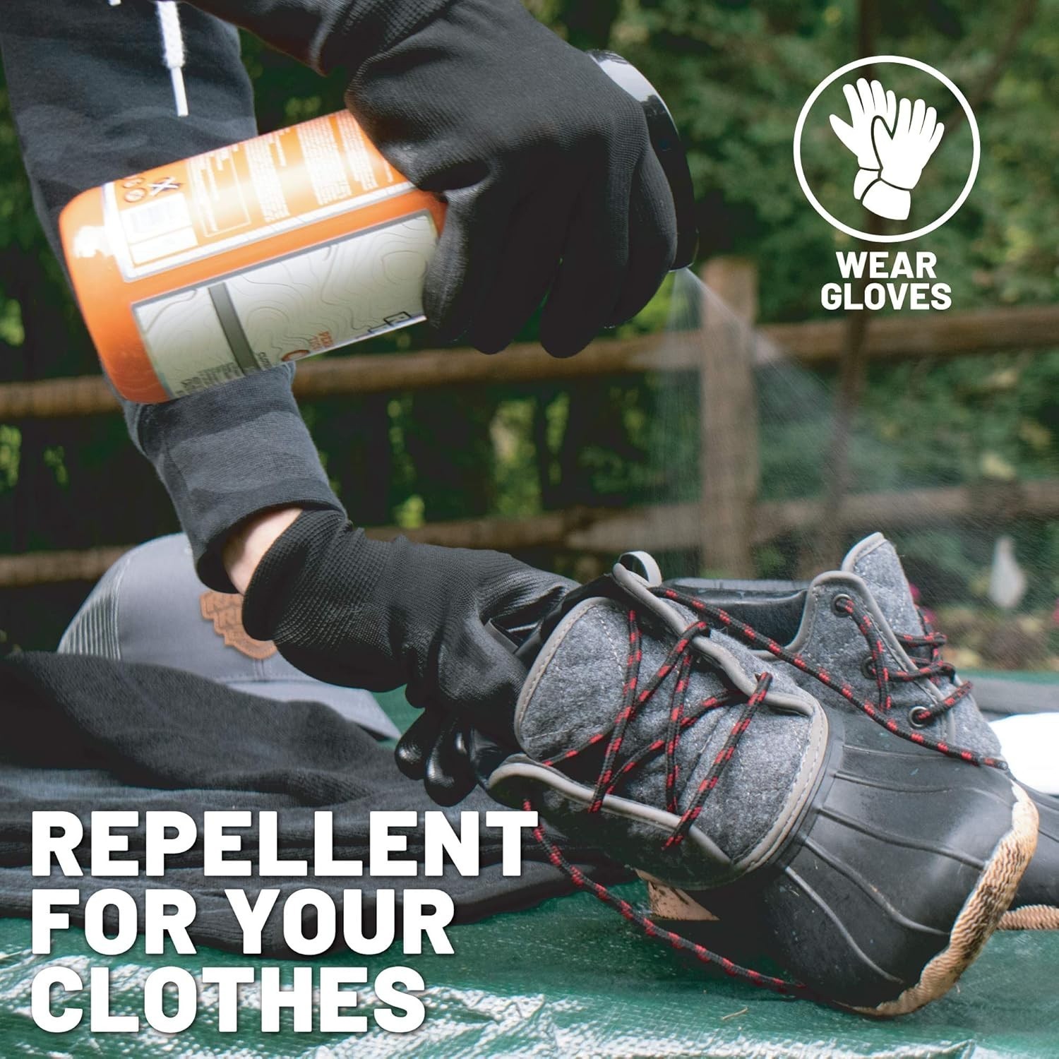 Ranger Ready Repellents 40 hours Spray for Clothes/Outdoor Gear Zero Scent 8oz