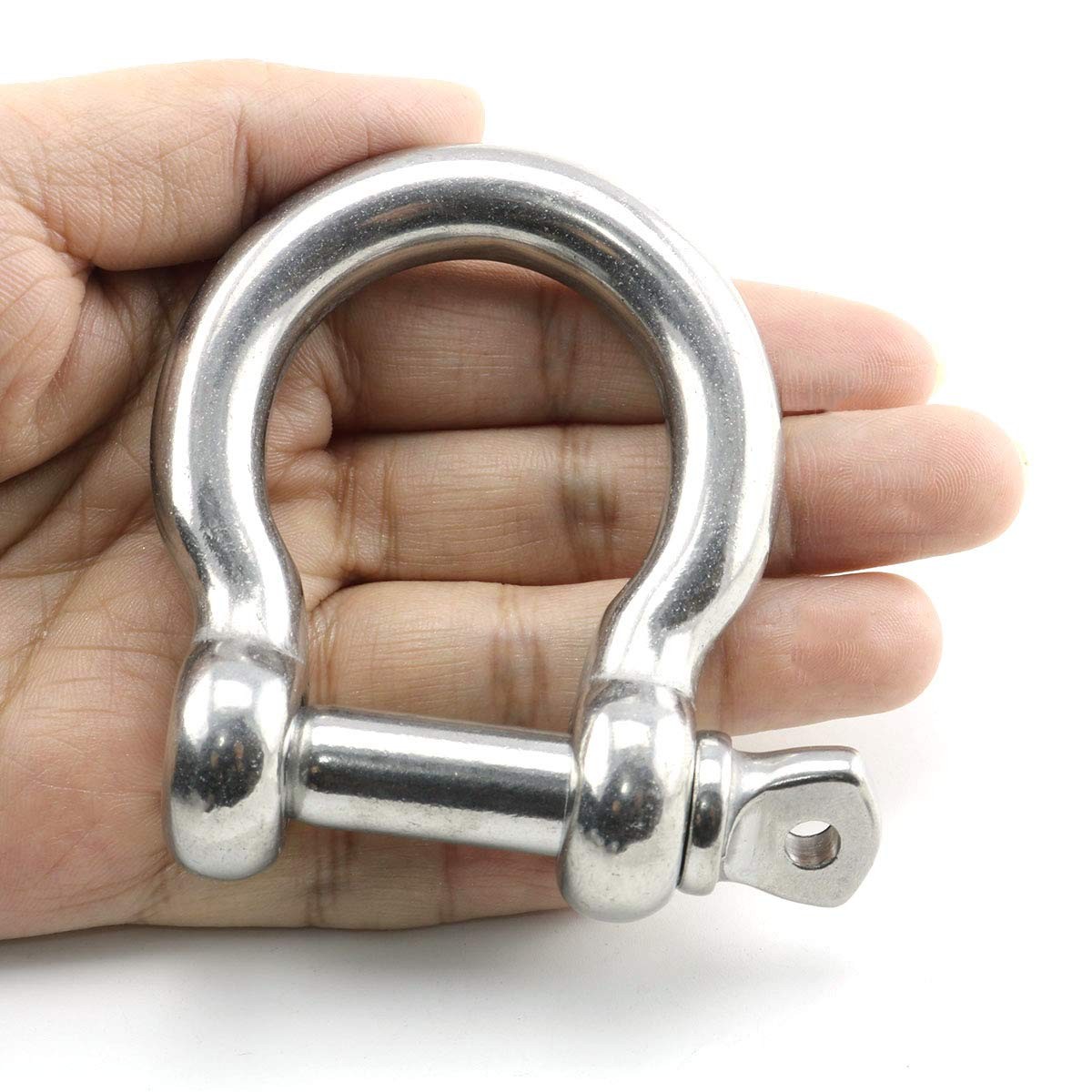 1/2 Inch 12mm Screw Pin Anchor Shackle Stainless Steel Heavy Duty Bow Shape L…