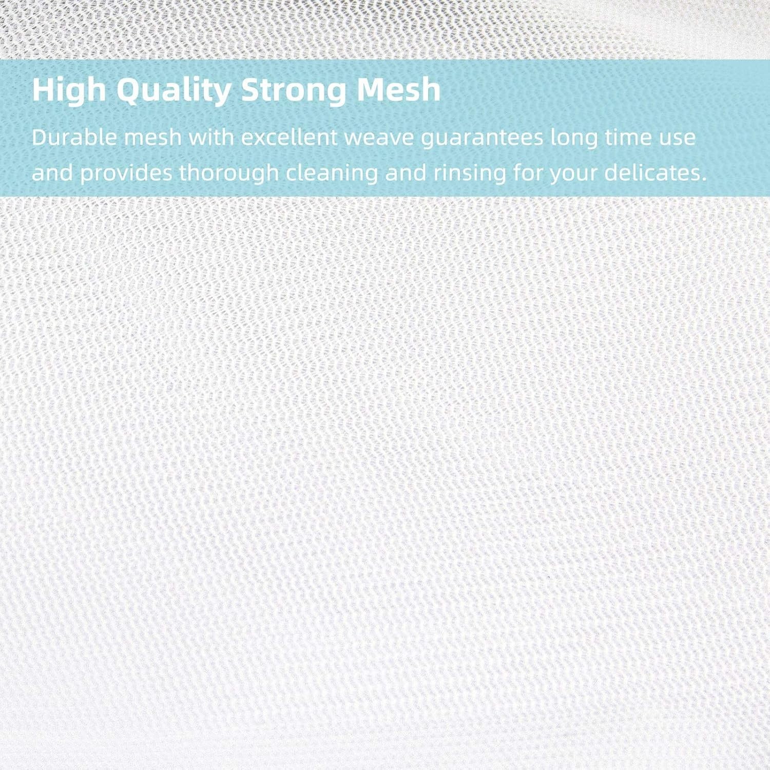 GOGOODA 2 Pack Extra Large Mesh Laundry Bag 43 2 XXXXL Large, Fine White