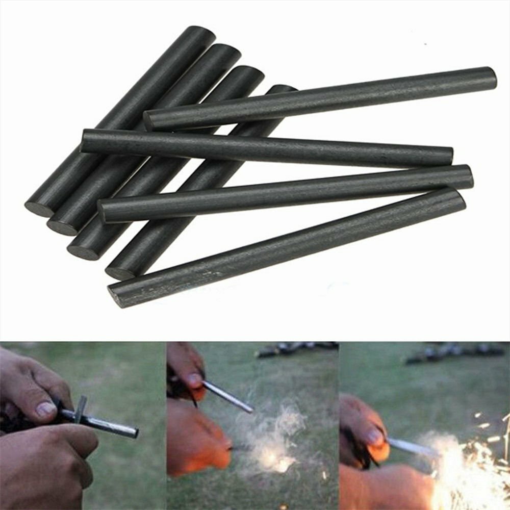 LOT 8-40pcs Ferrocerium 5/16″ Flint Fire Starter Survival Camping Ferro Rods