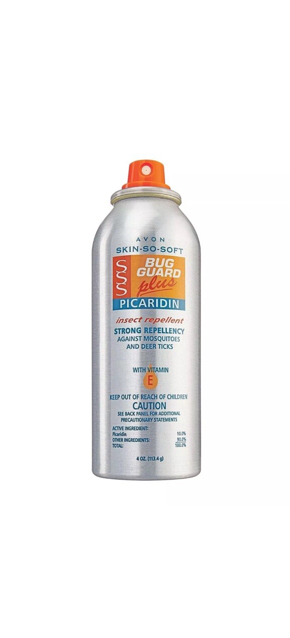 AVON SKIN SO BUG GUARD PLUS PICARIDIN INSECT REPELLENT AEROSOL 4OZ