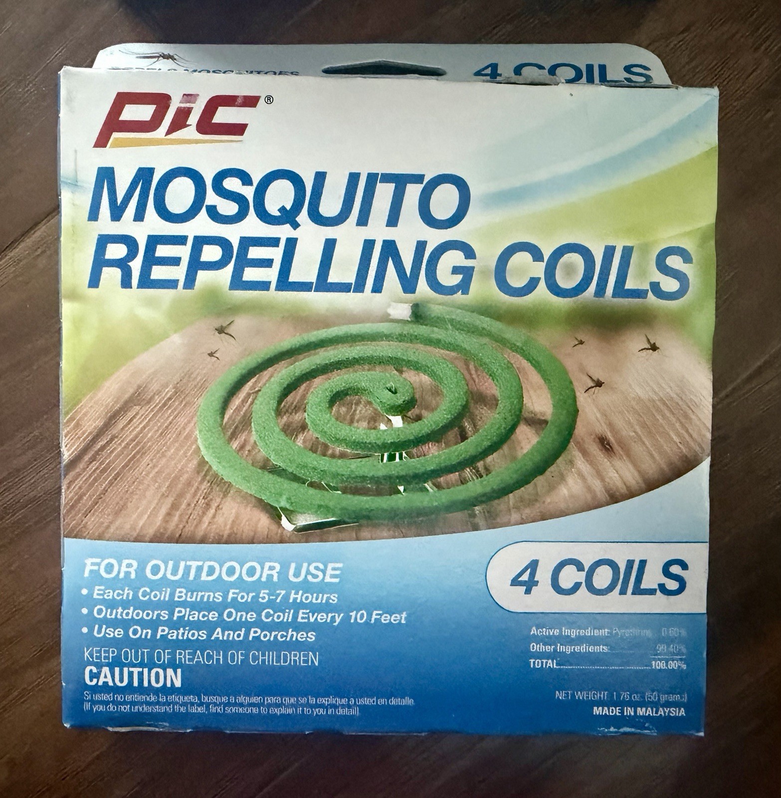 PIC Citronella Mosqu Repelling Coils (11 Packs) 44 Coils, go-bug free!