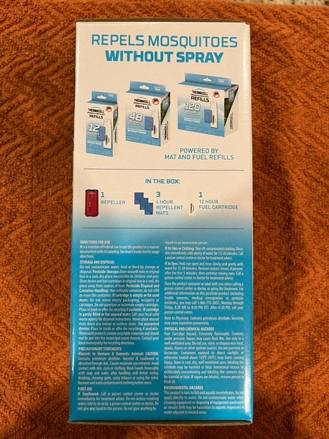 Thermacell Patio Shield Mosquito Repeller 15 Ft DEET-Free Magenta MRPSP