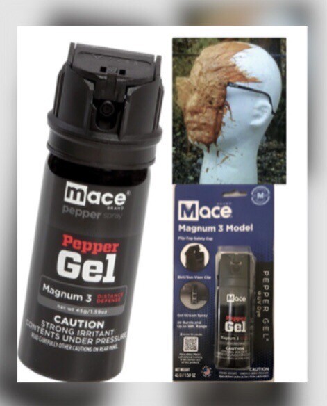 MACE 18 ft Pepper Spray GEL POLICE Self Defense Women Safety SECURITY BELT CLIP
