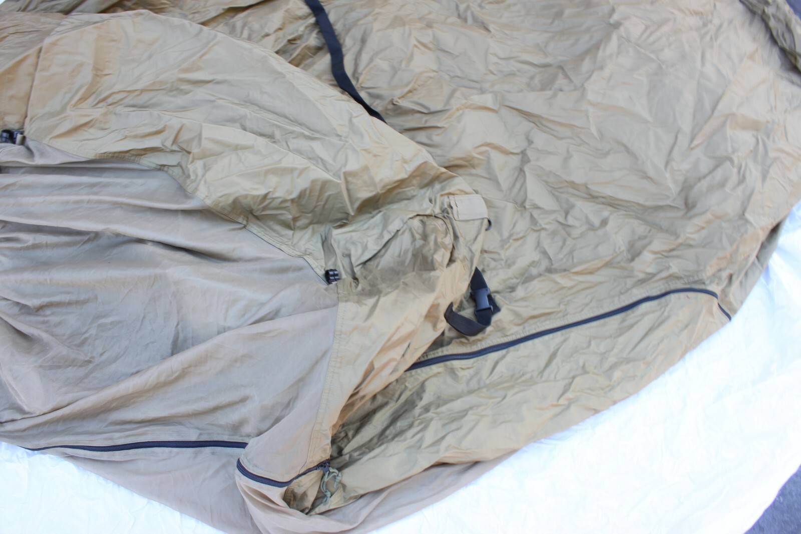 Netherlands Dutch Military Coyote Mosquito Net Single Dome Insect Repellent Tent