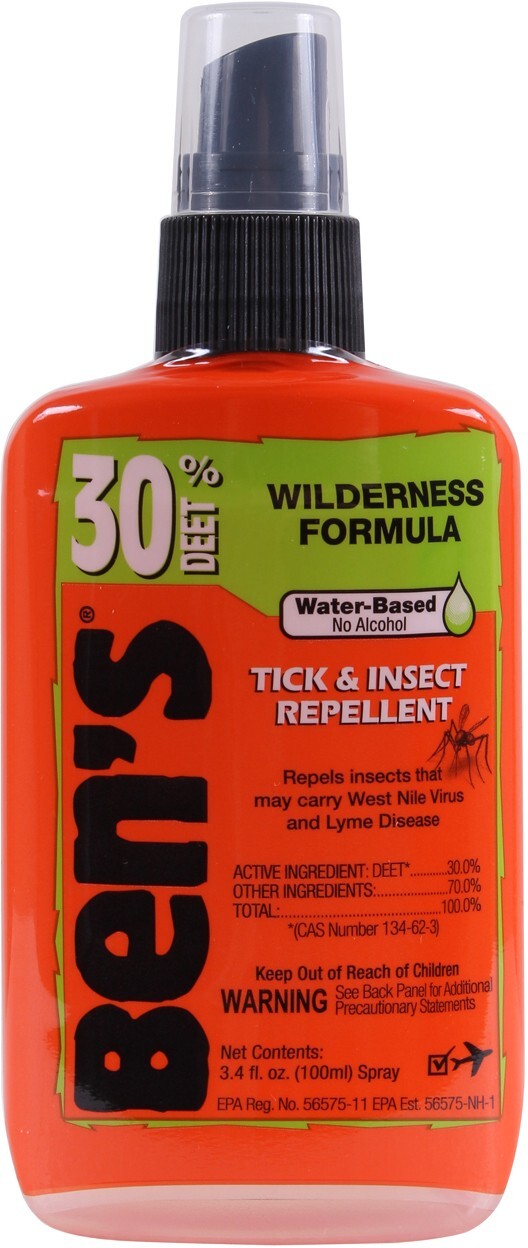 Ben’s 30% Deet Tick & Insect Repellent Wilderness Pump Spray 3.4 oz.