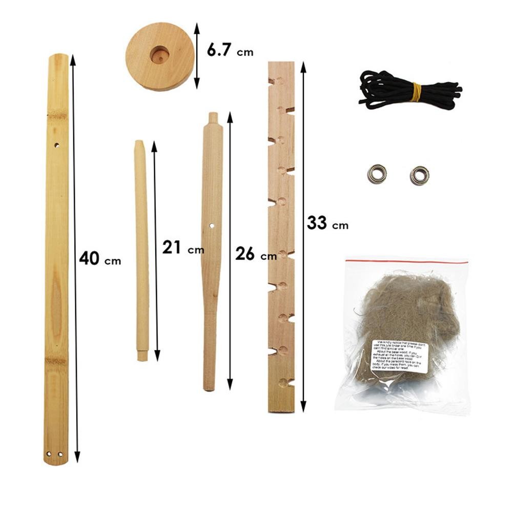 Outdoor Primitive Fire Starter Tool Wood Bow Drill Survival Friction single