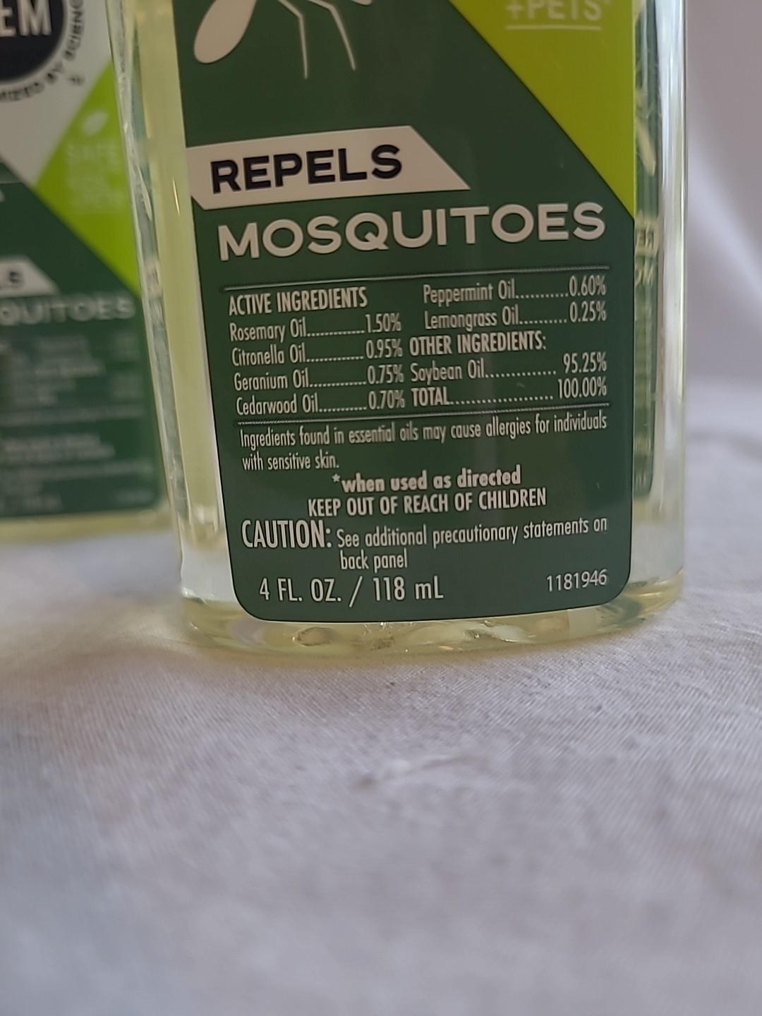STEM Mosquito Insect Repellent Bug Spray with Essential Oil 4 oz Safe Kids& Pets