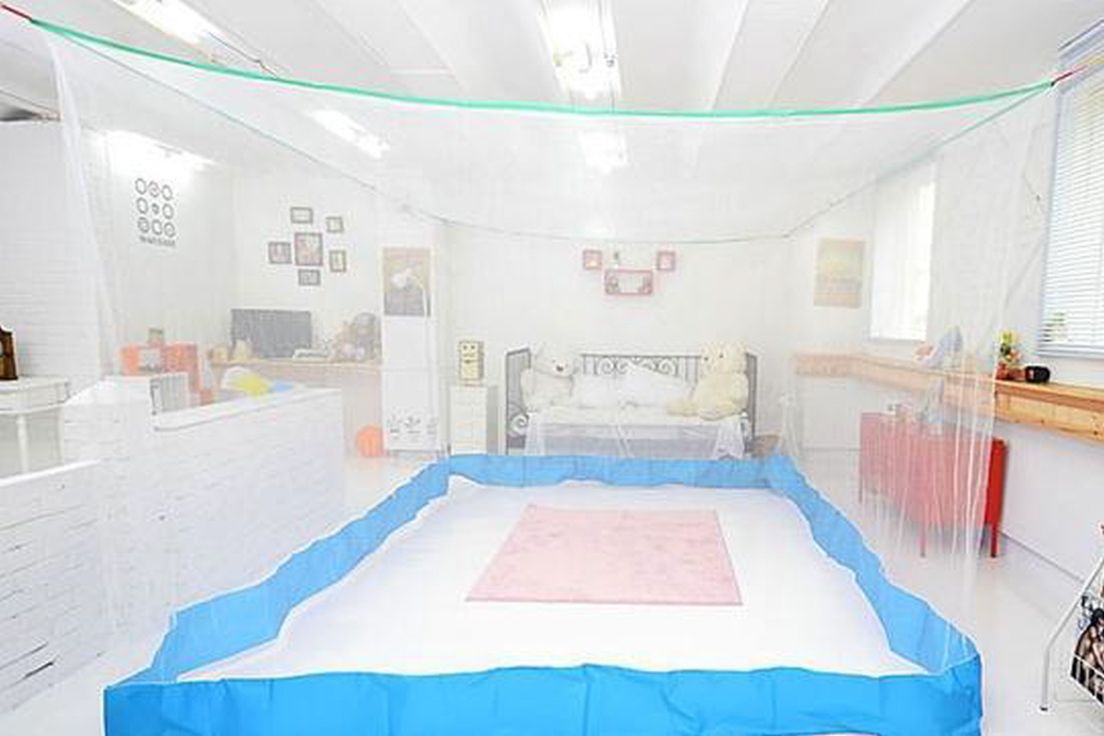 Extra Large size White Mosquito Fly Net Netting Indoor Outdoor Camp Portable NEW