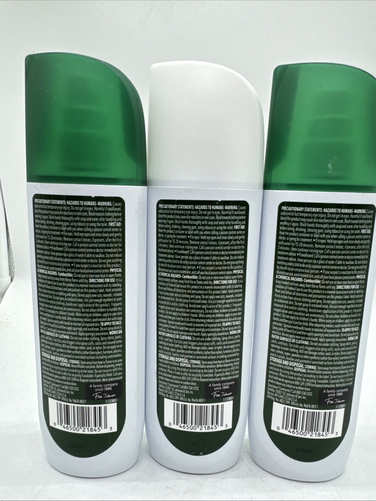 (3) OFF! Deep Woods INSECT REPELLENT VII Liquid Spray Mosquito Ticks 6 oz Pump