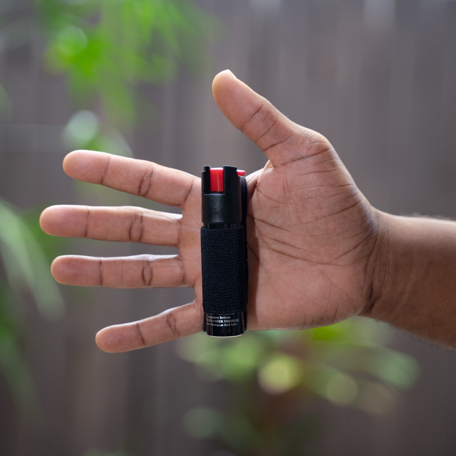 2 Police Magnum pepper spray .75oz Black Jogger Runner Defense Safety Protection