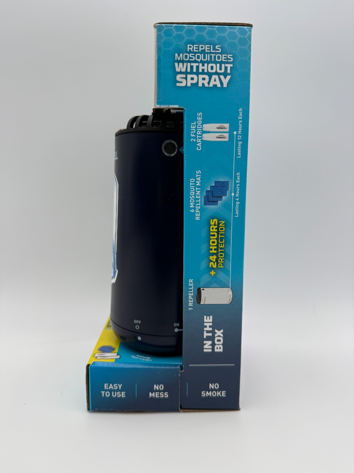Thermacell Patio Shield Outdoor Mosquito Repeller 15 ft Zone DEET-Free Scent-Fre