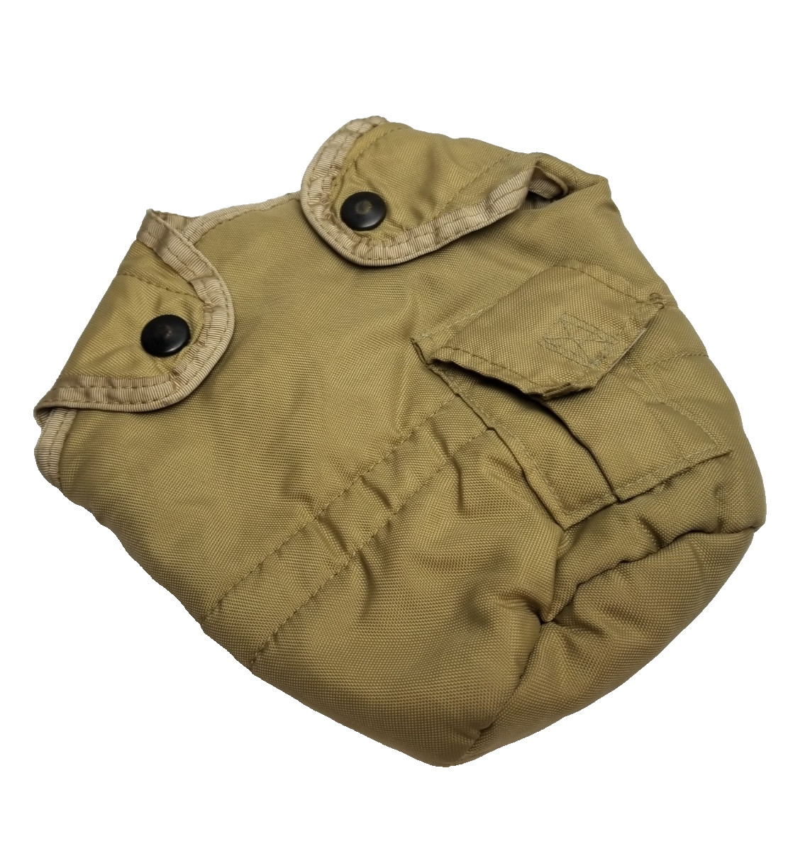 USGI Military DESERT TAN 1QT CANTEEN COVER w/ ALICE CLIPS KEEPER EXCELLENT