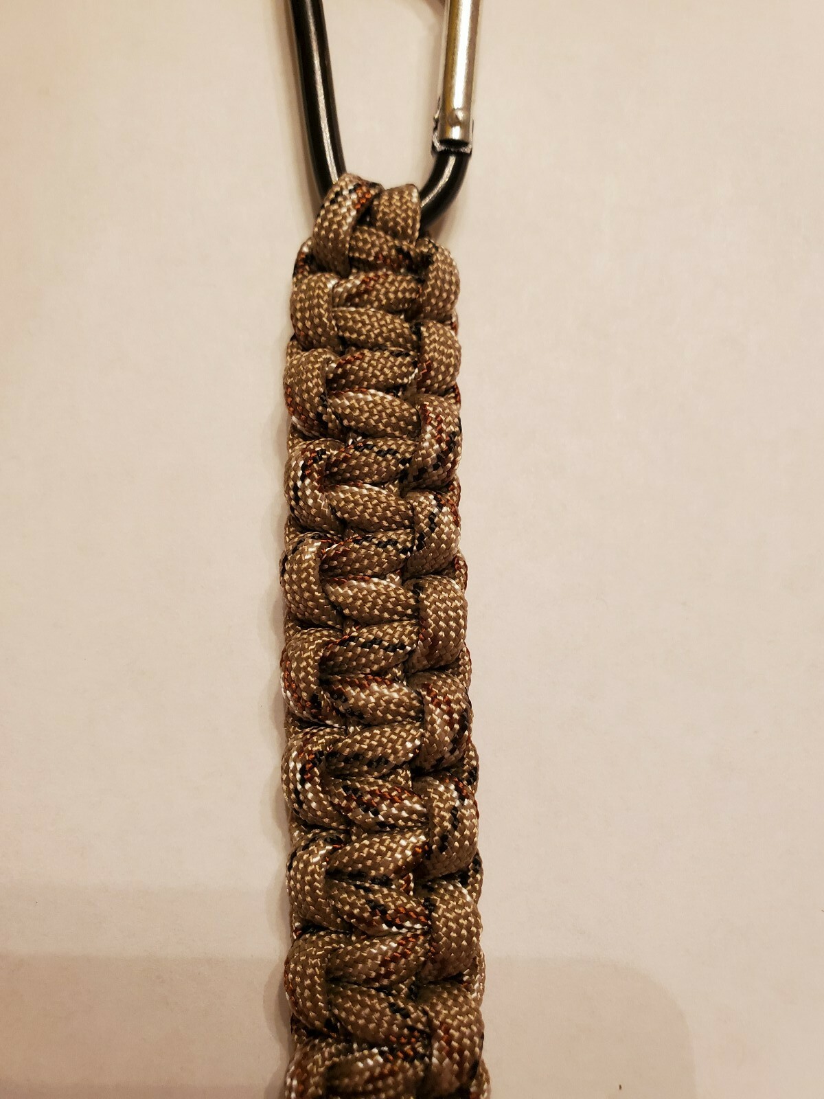 Blaze Orange Flat SAFETY WHISTLE with paracord clip For camping boating fishing