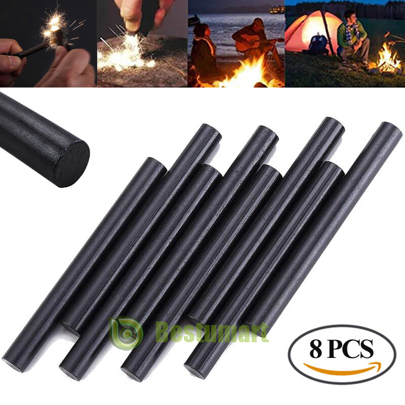 Lot 5/16″Ferrocerium Ferro Magnesium Rod Flint Fire Starter Lighter Camping Tool