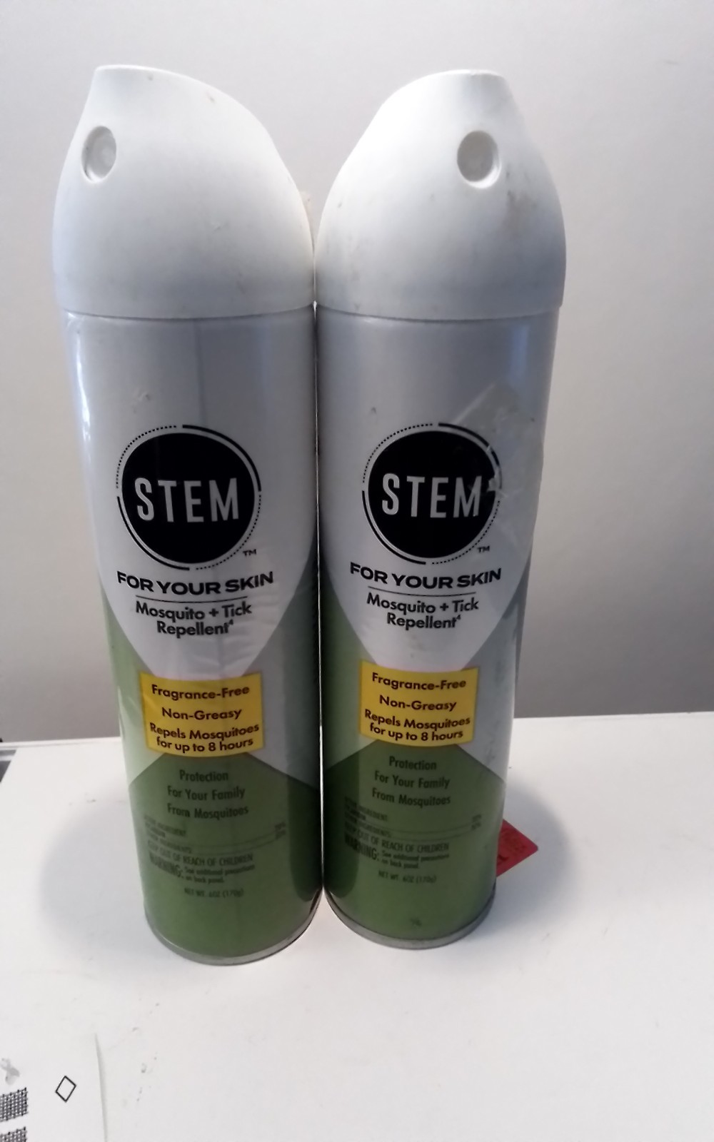 2 Pck STEM For Your Skin Mosquito & Tick Repellent Bug Spray Fragrance-Free 6oz