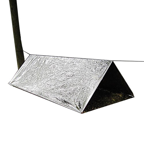 Single Person Mylar Emergency Tent Shelter – 8 Feet by 3 Feet