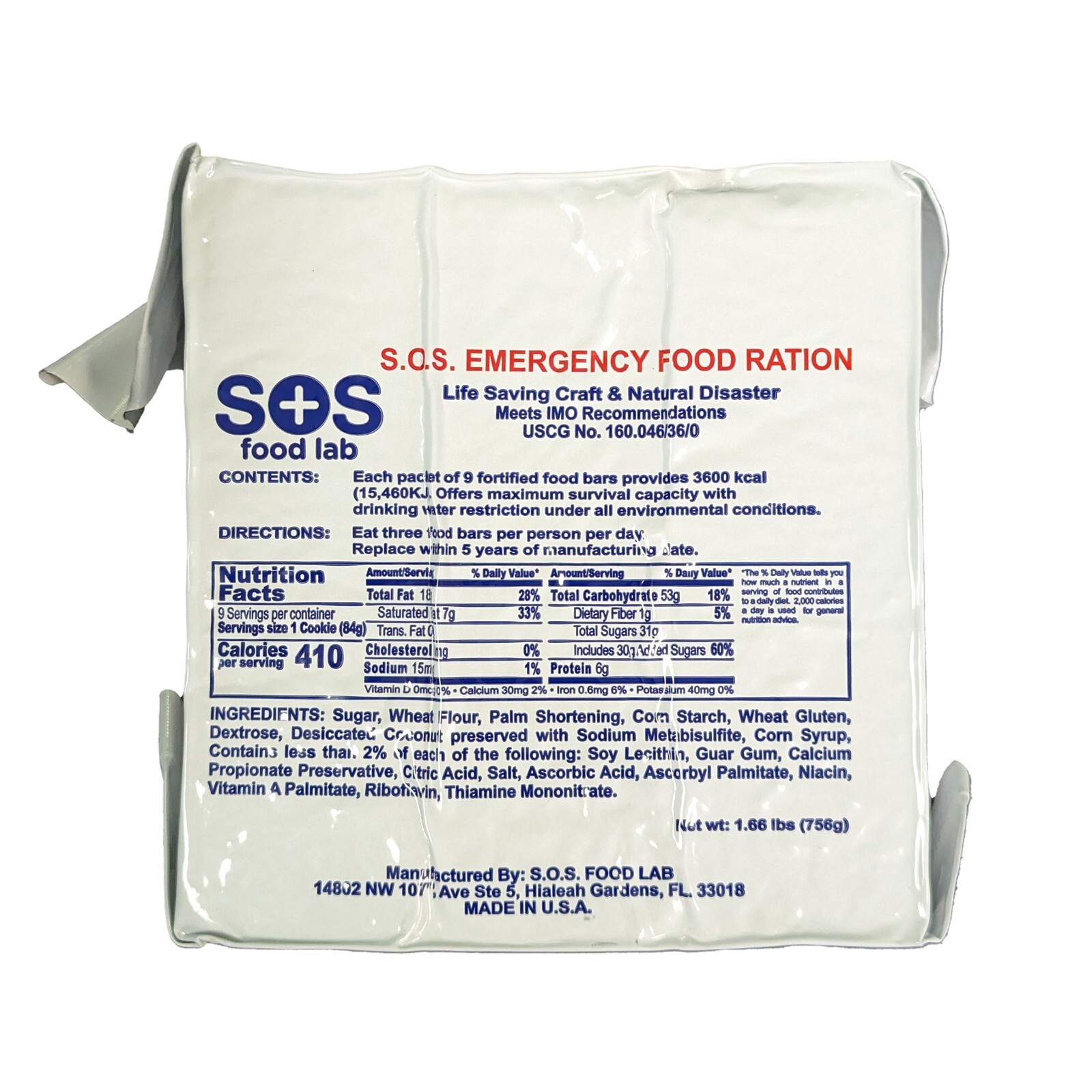 The Sirius 3 Survival Kit & Emergency Prep – Food, Water & Shelter for 72 Hours