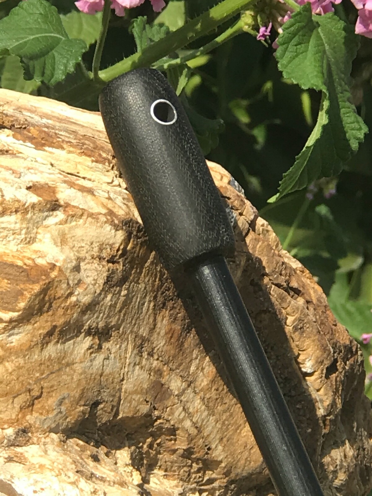 Handmade Black Micarta 3/8″ Ferrocerium Rod