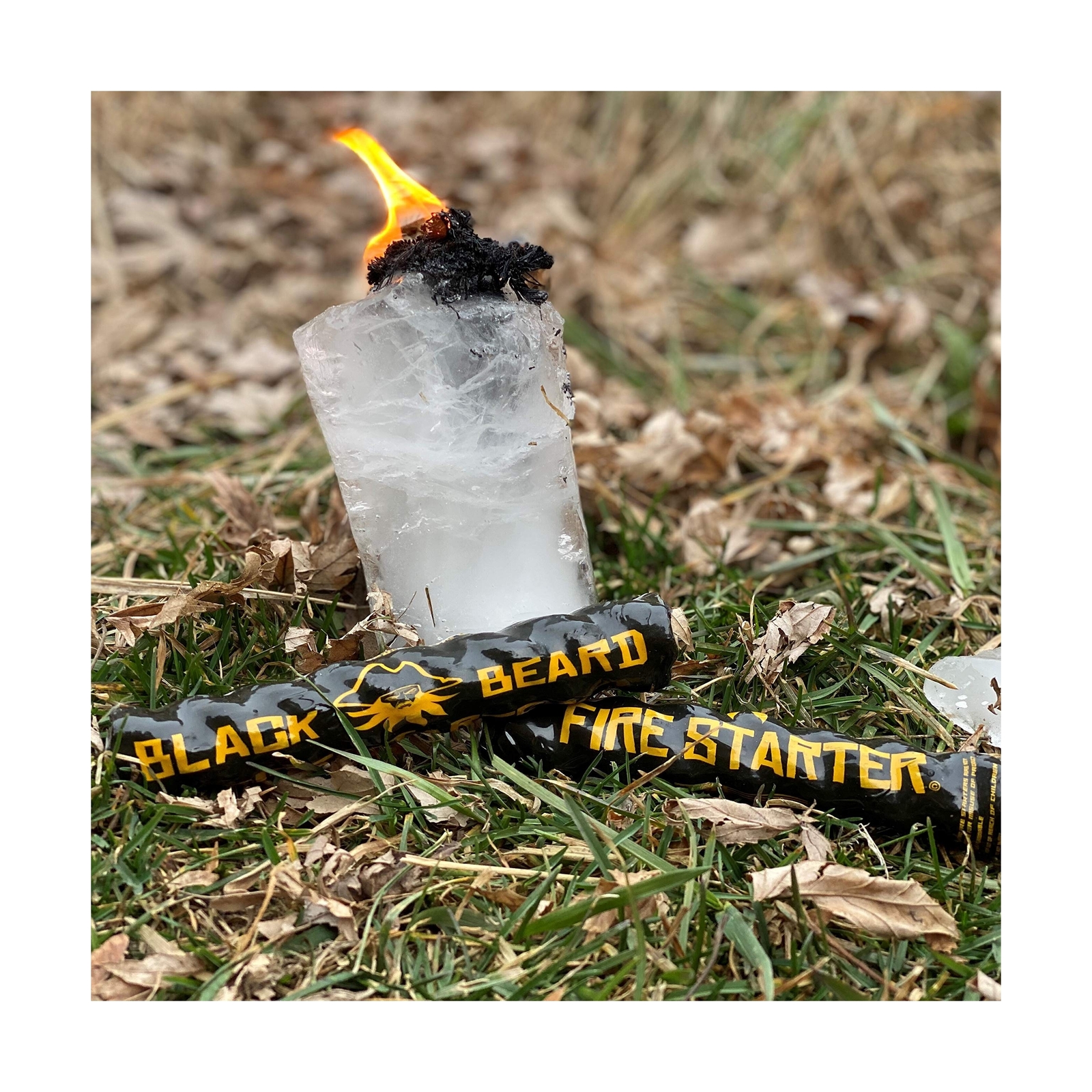 Black Beard Fire Starter Rope (3 Pack) | 100% Weatherproof Fire Starter for C…