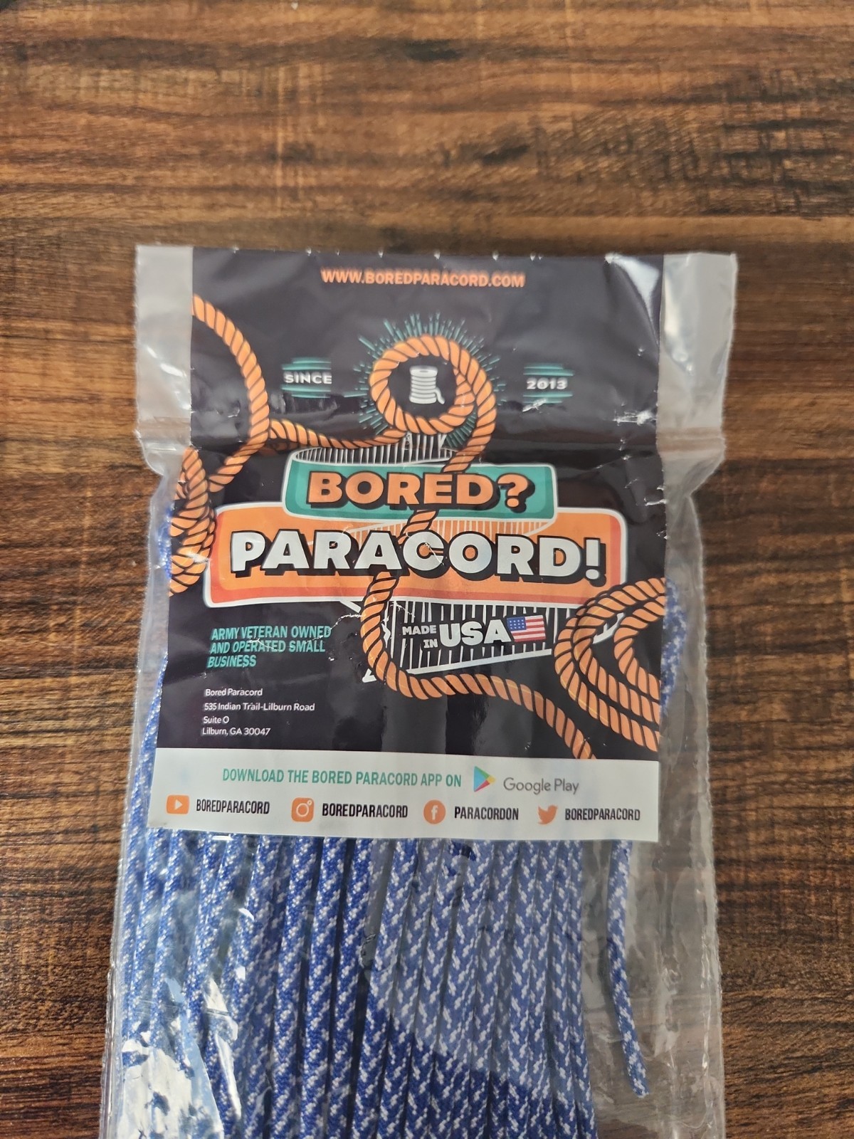 LOT: 6 New Paracord Packages – 2.5 lbs