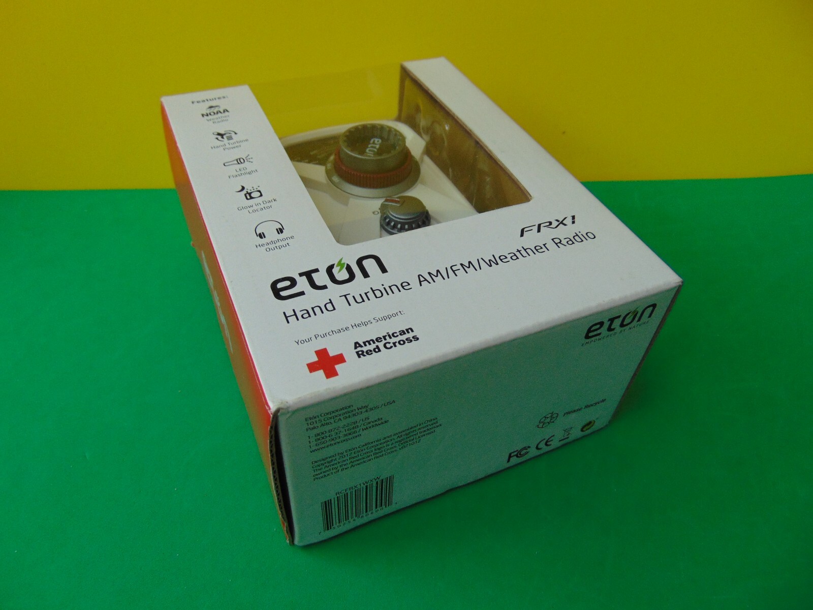 Eton FRXI Hand Turbine AM/FM/Weather Radio/Flash Light New in Box