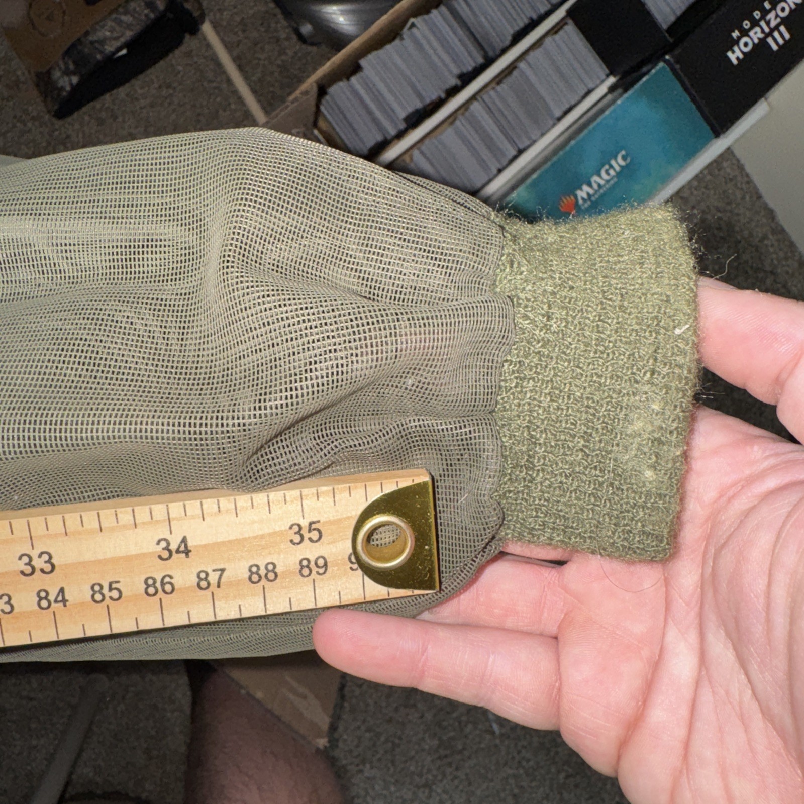 Bug Baffler Mosquito Protection Mesh Shirt Green