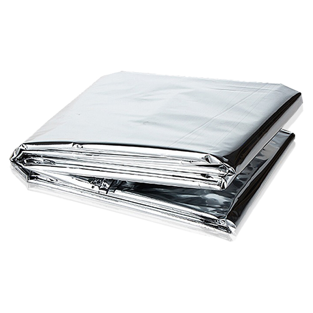 US 5-100 PACK Emergency Solar Blanket Survival Safety Insulating Mylar Thermal