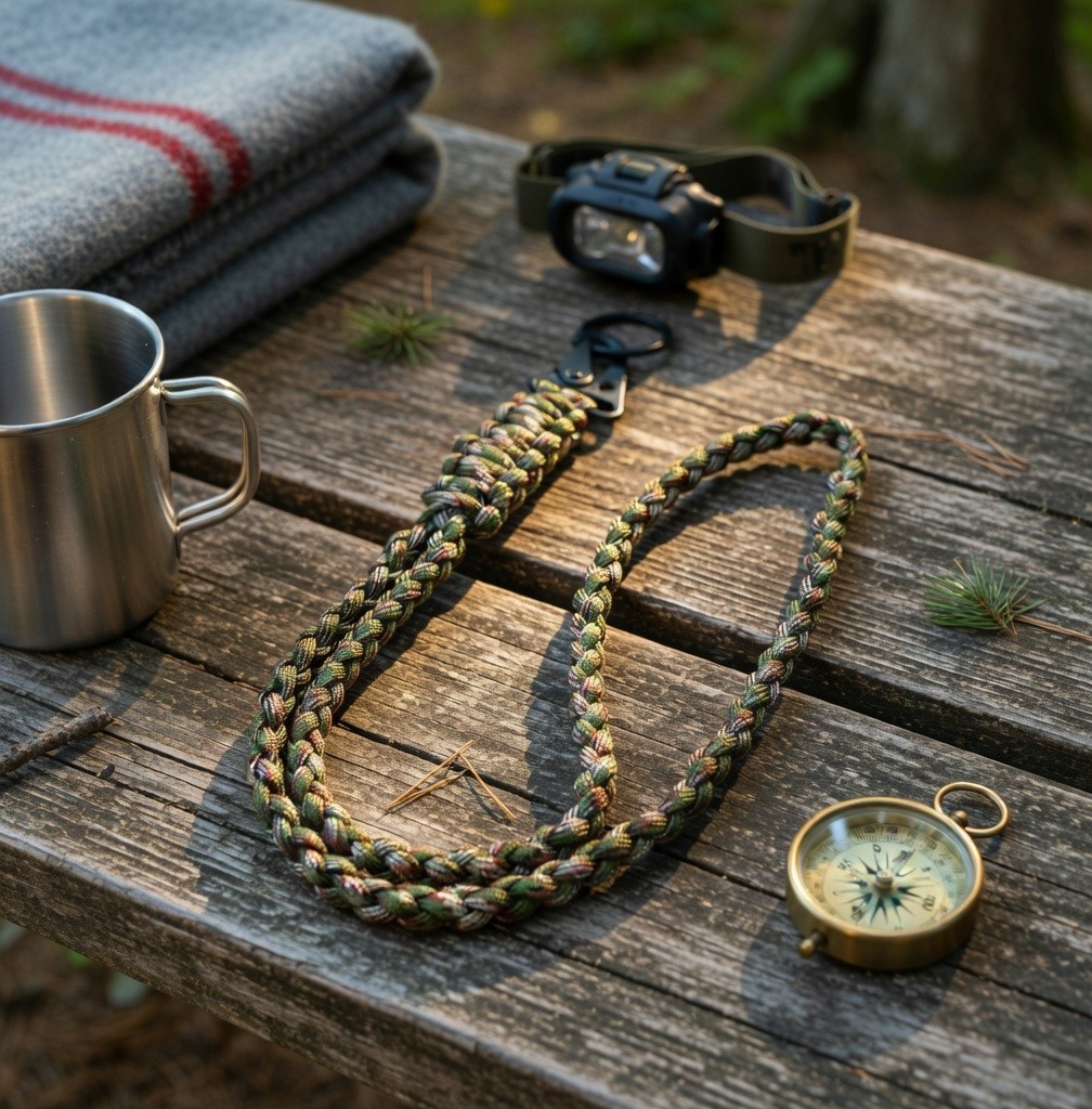 Paracord Lanyard Heavy Duty Hunting And Tactical Lanyard Braided 550 Paracord