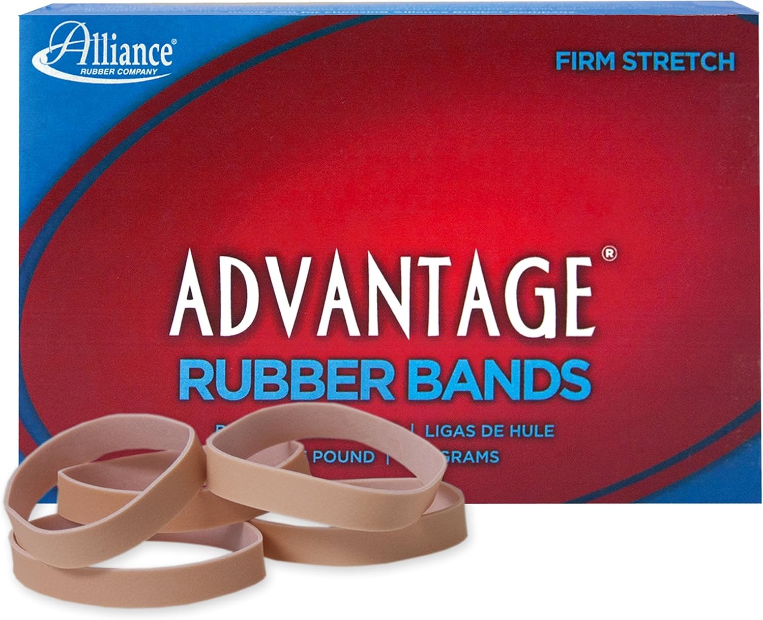 Alliance Rubber 26745 Advantage 1 Pound 3 1/2 x 3/8 inches, Beige