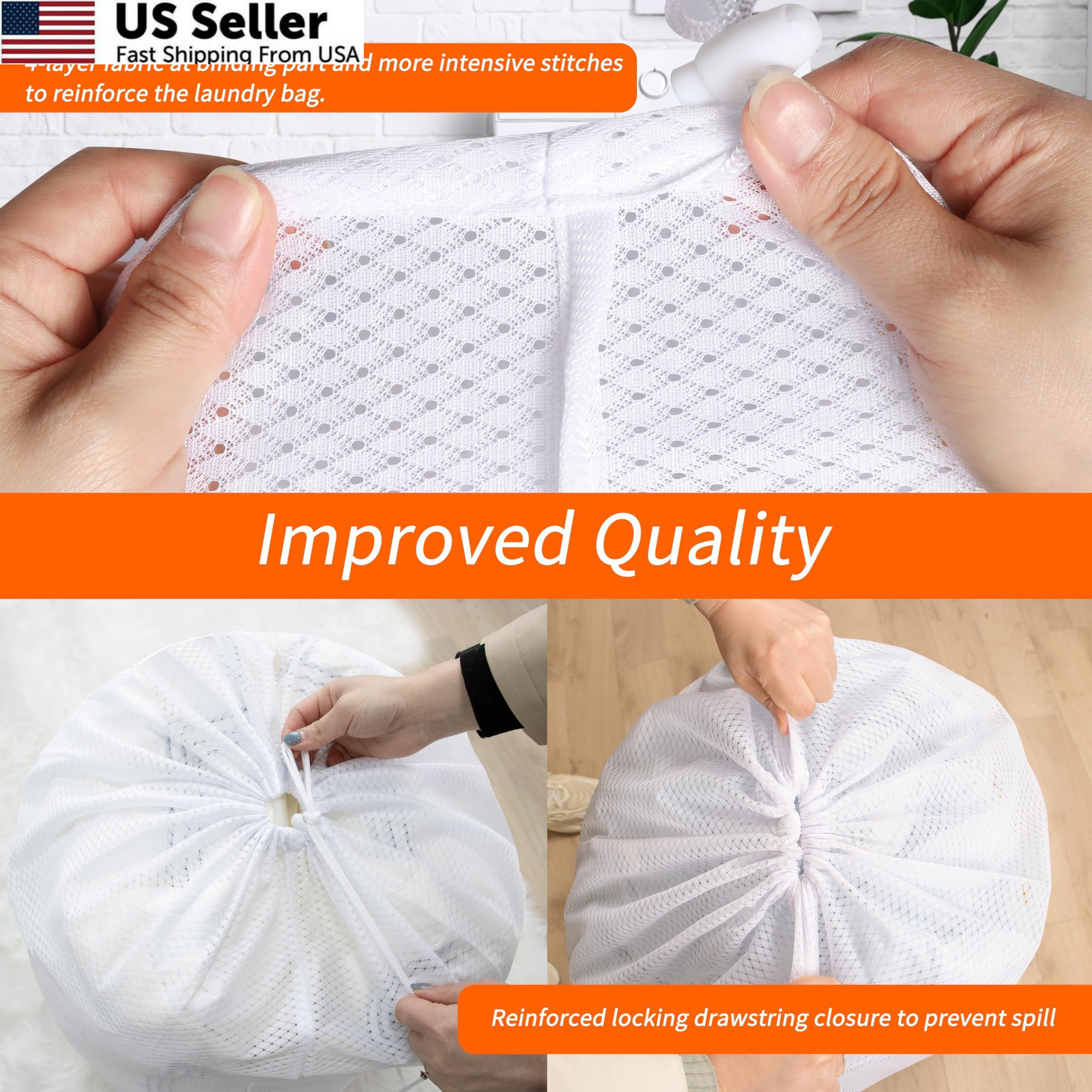 Polecasa 24 x 36 inches Extra Heavy Duty Large Mesh 24″x36″ |1 Pack, A-White