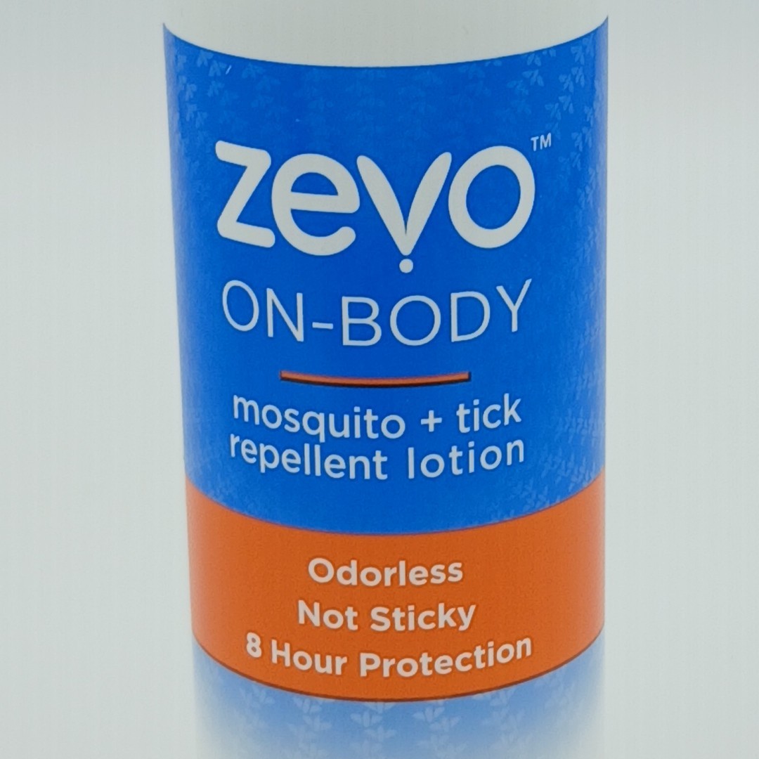 Zevo On-Body Mosquito & Tick Repellent Lotion ~ Odorless 5.8oz Pump Bottle