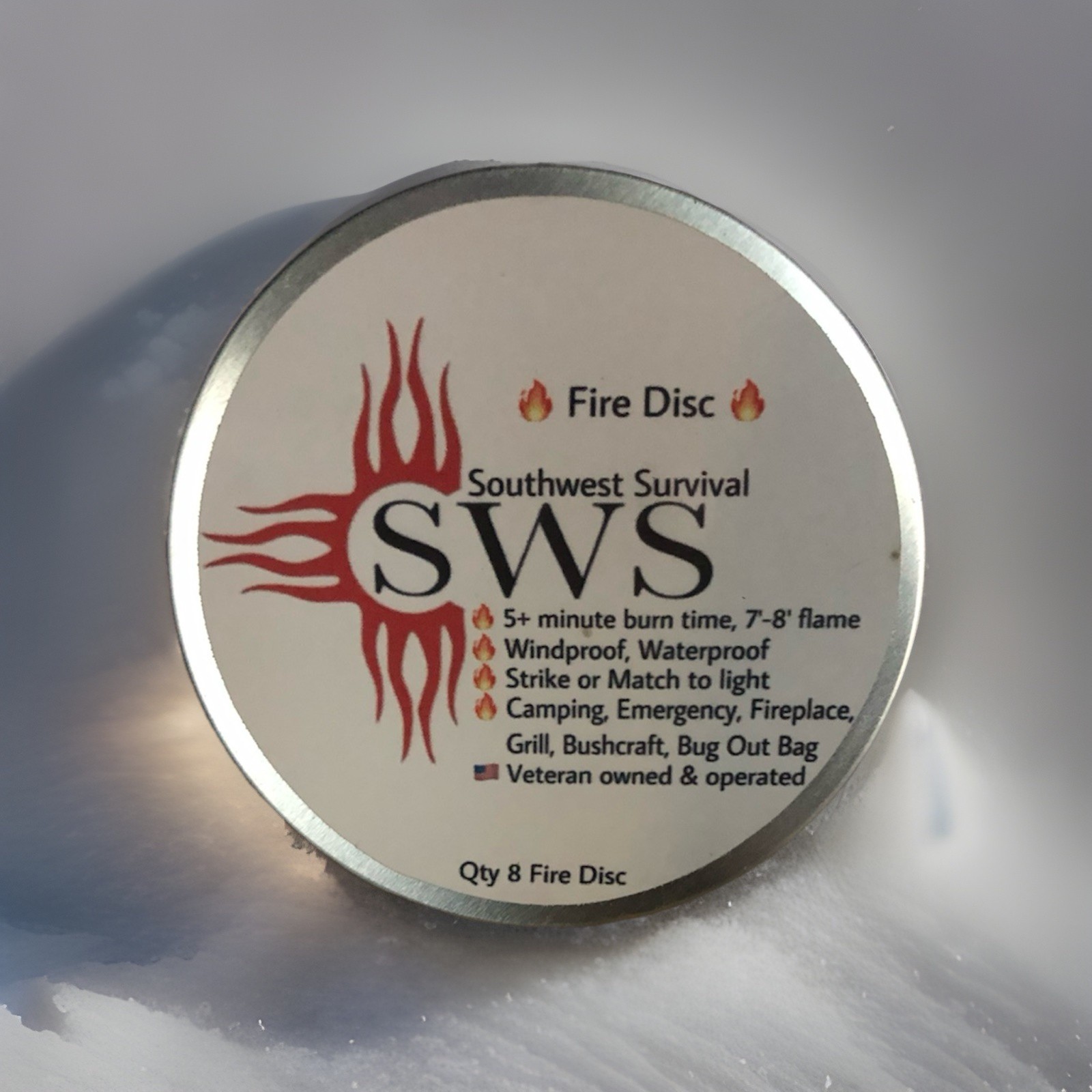 🔥Southwest Survival🔥- Fire Starter Disc – (8) Camping, Survival, Fire Starter