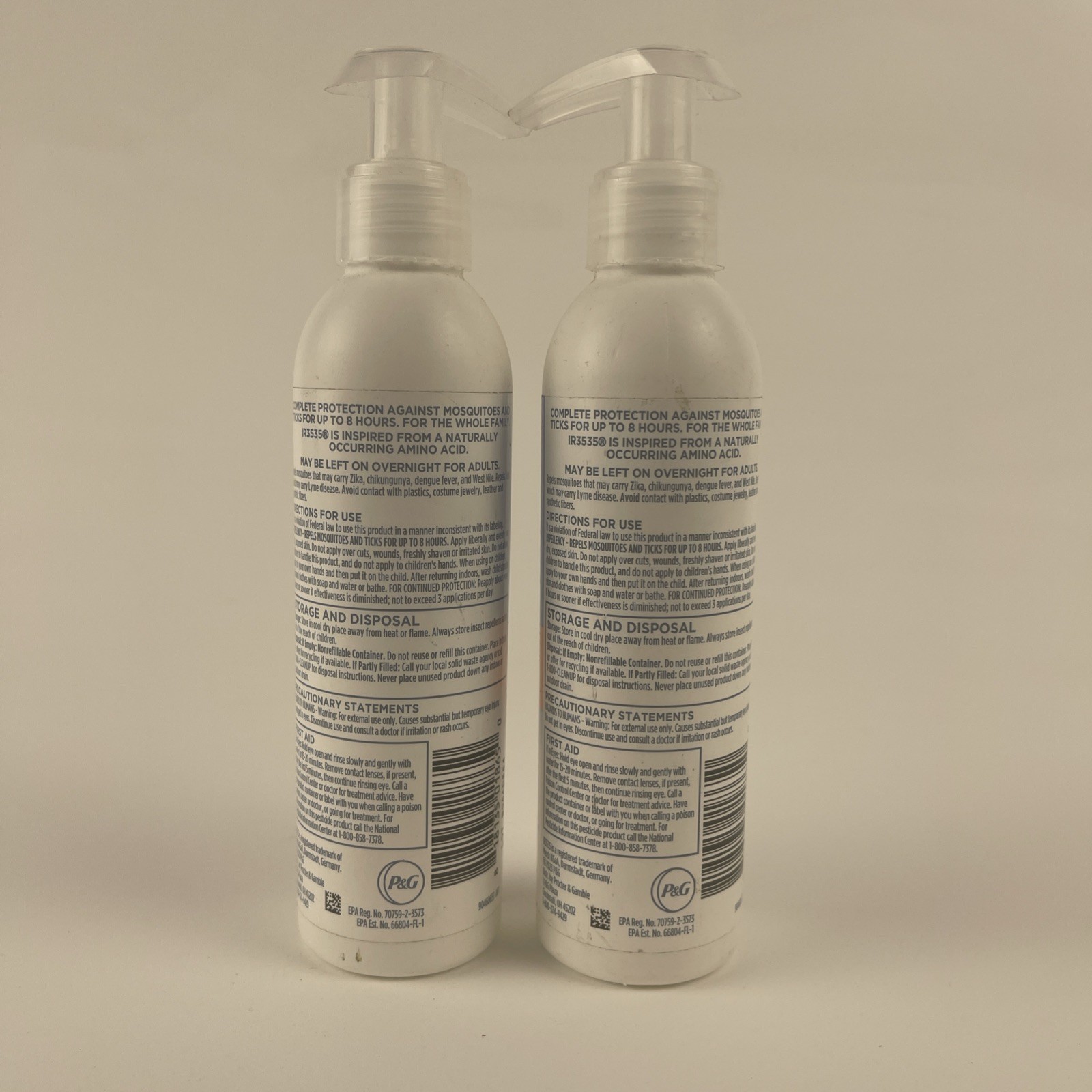 2 Pack Zevo On-Body Mosquito & Tick Repellent Lotion Odorless Non-Sticky