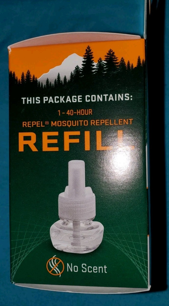 5 Pack Repel Realm Zone Mosquito Repellent Green w/40 Hour Refill Rechargeable