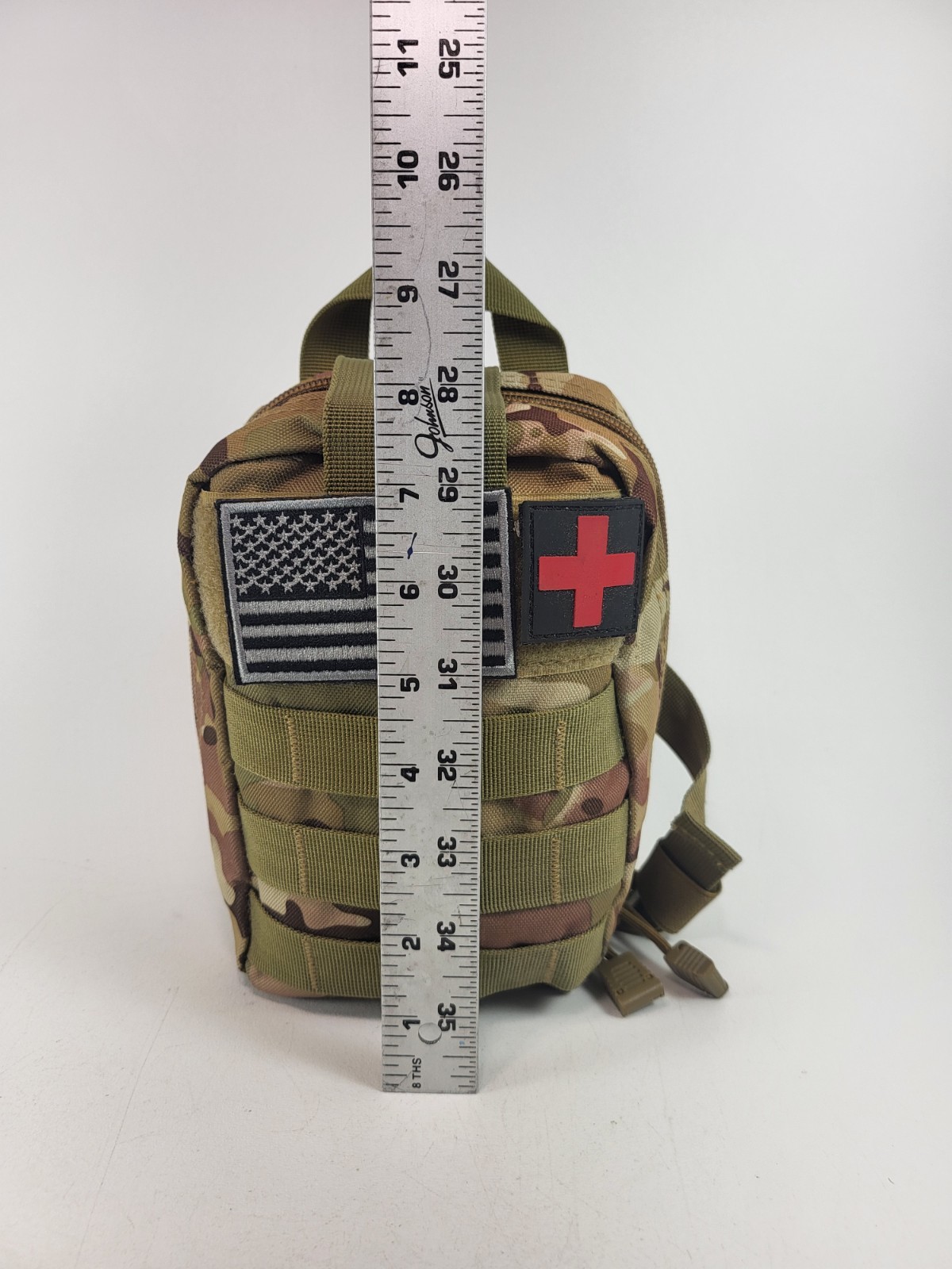 Emergency Survival Kit Bag First Aid Bug out Military Prepper Kit 142 Piece Kit