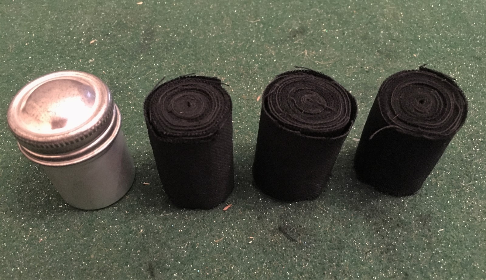 Charcloth char cloth in 35mm film can with screw on lid, Bushcraft Survival!