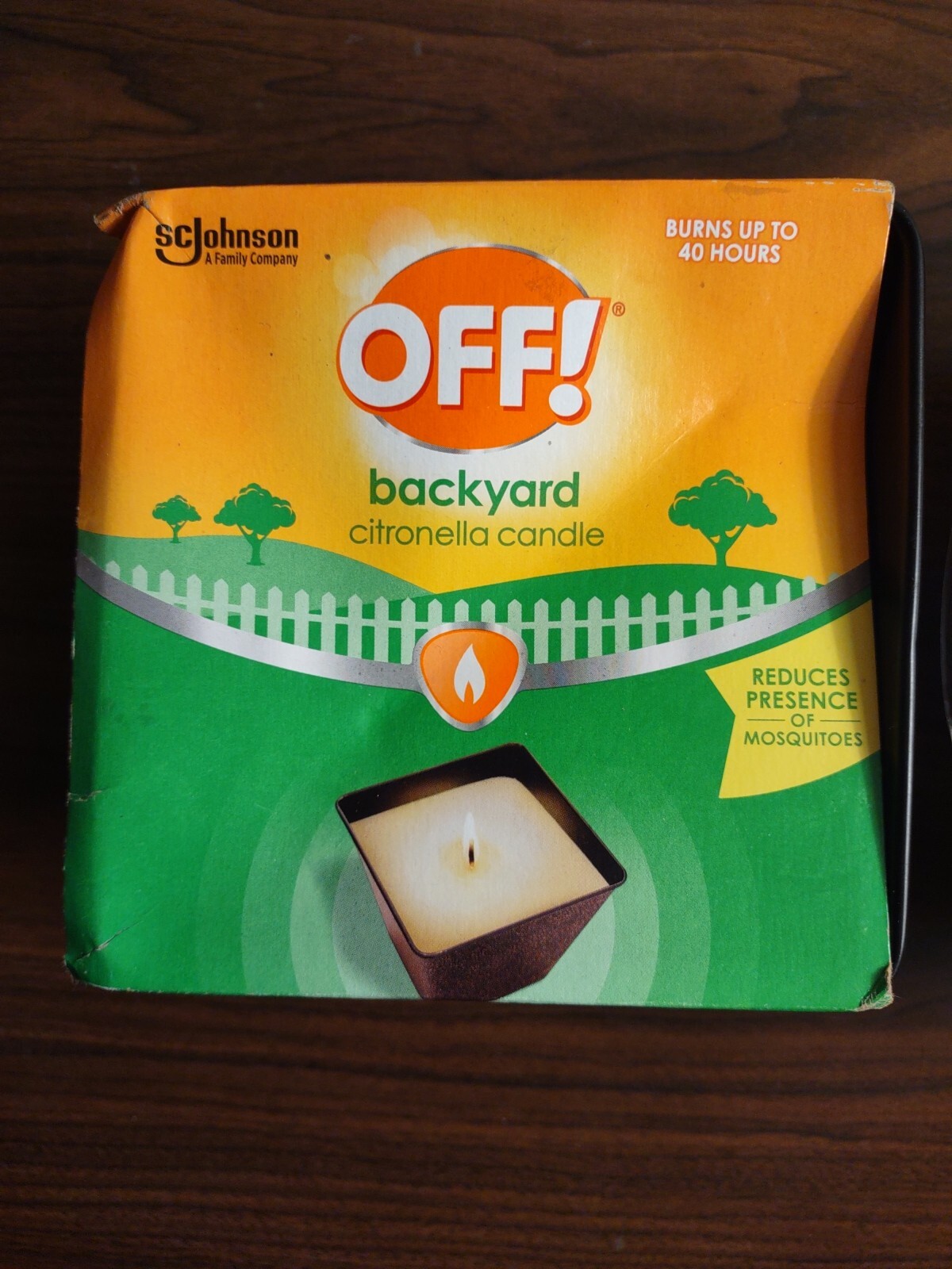 Lot Of 2 OFF! Backyard Citronella Candle Backyard Triple Wick