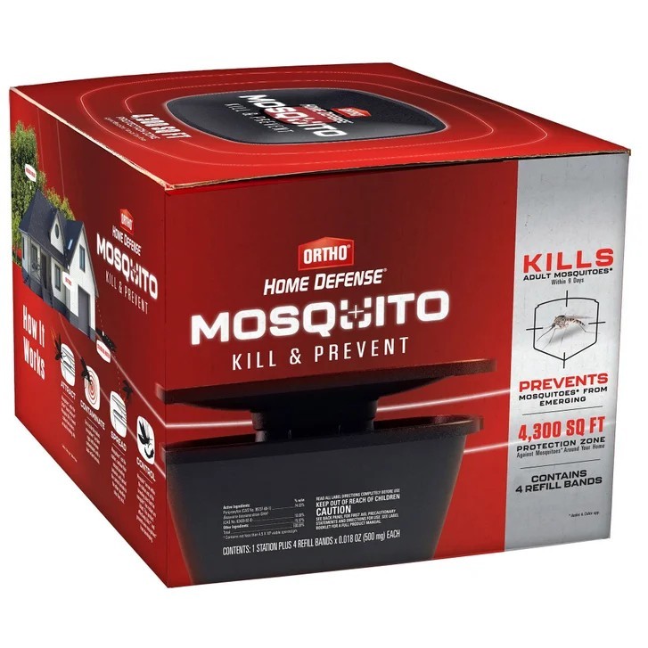 Ortho Home Defense Mosquito Kill & Prevent Station with 4 Refills