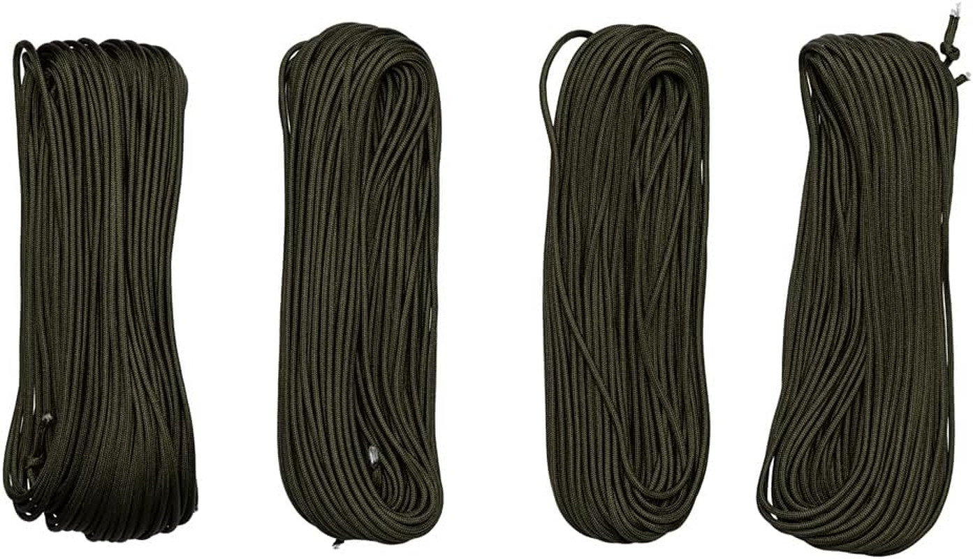 Solid Color 550Lb Paracord – 7 Strand Type III Nylon Cord for Indoor and Outdoor