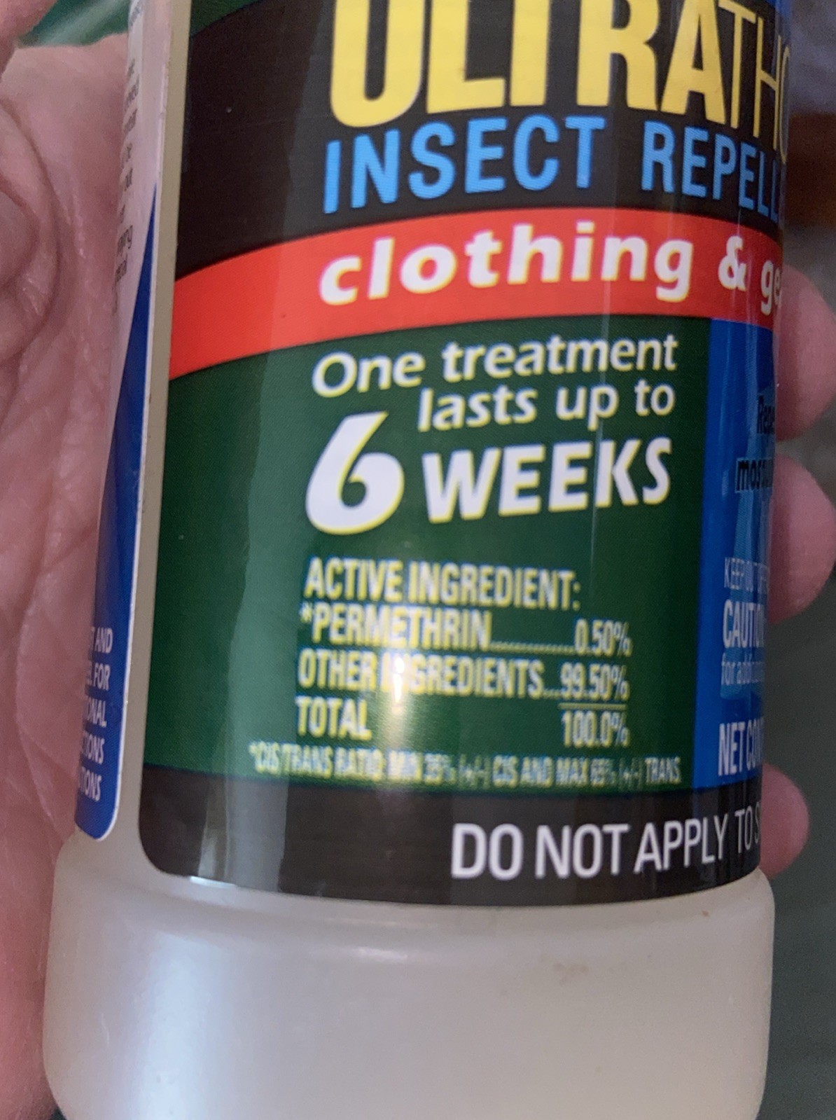 (2) – 8oz 3M Ultrathon Insect Repellent For Clothing& Gear treatment Last 6 Wks