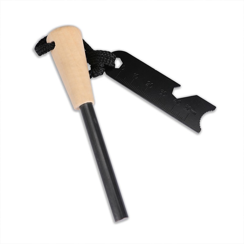Fire Starter Flint & Steel Striker Bushcraft, Emergency Waterproof Survival Kits