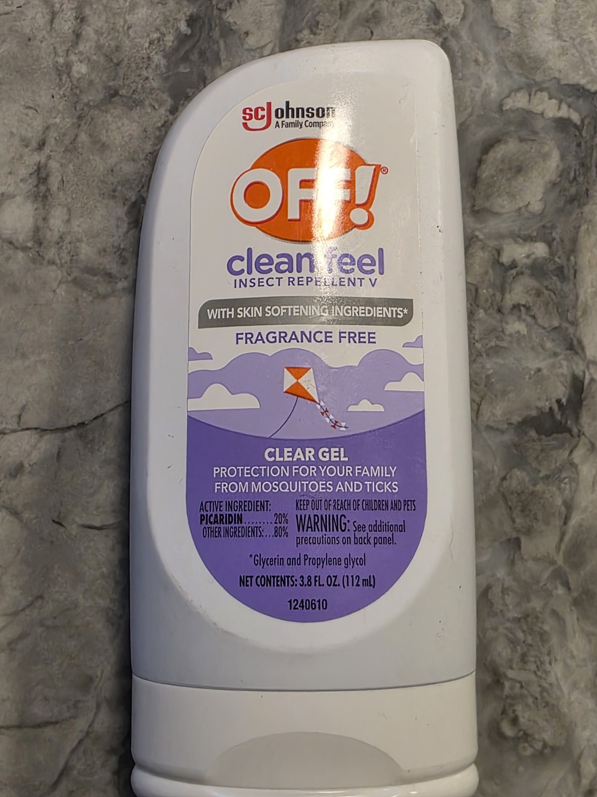 Off! Insect Repellent Clear Gel 3.8 Fl Oz Lot Of 2 Summer On! FREE SHIPPING!
