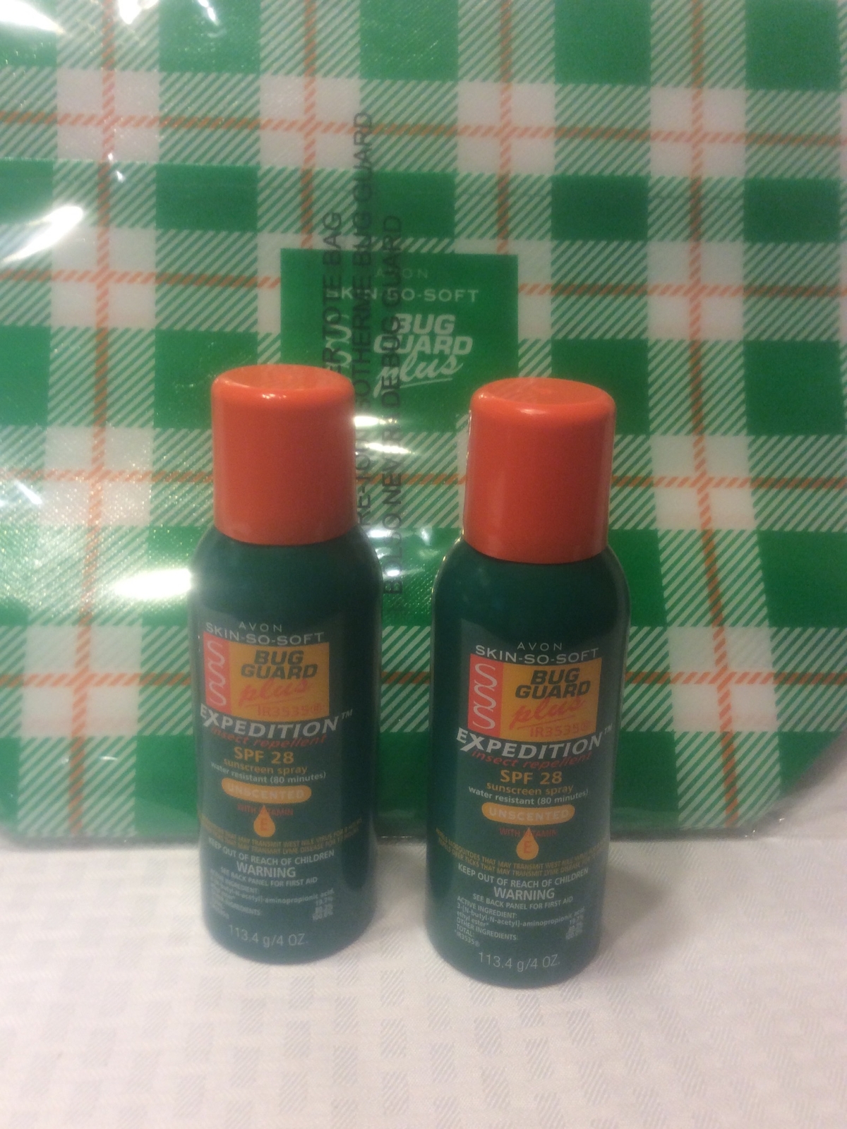 Avon SSS Bug Guard Plus EXPEDITION Insect Repellent SPF 28 Unscented 4 fl. oz.