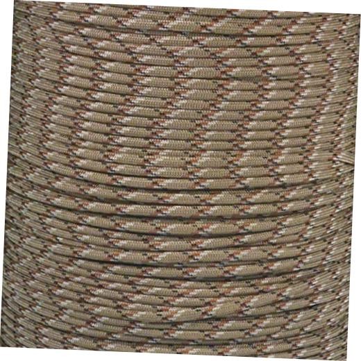 550 Paracord – Camo Colors – Ideal for Fishing Lines, 10 feet Desert Camo