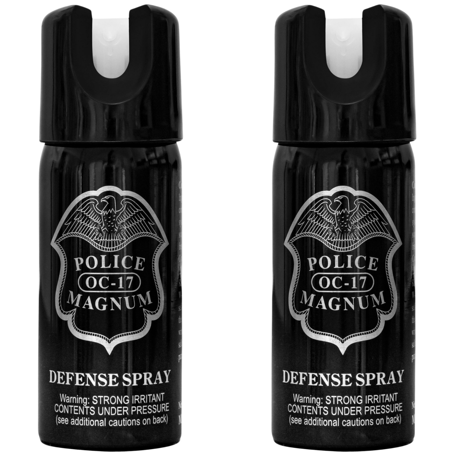 Police Magnum pepper spray self defense security protection 2 pk 2oz safety Lock