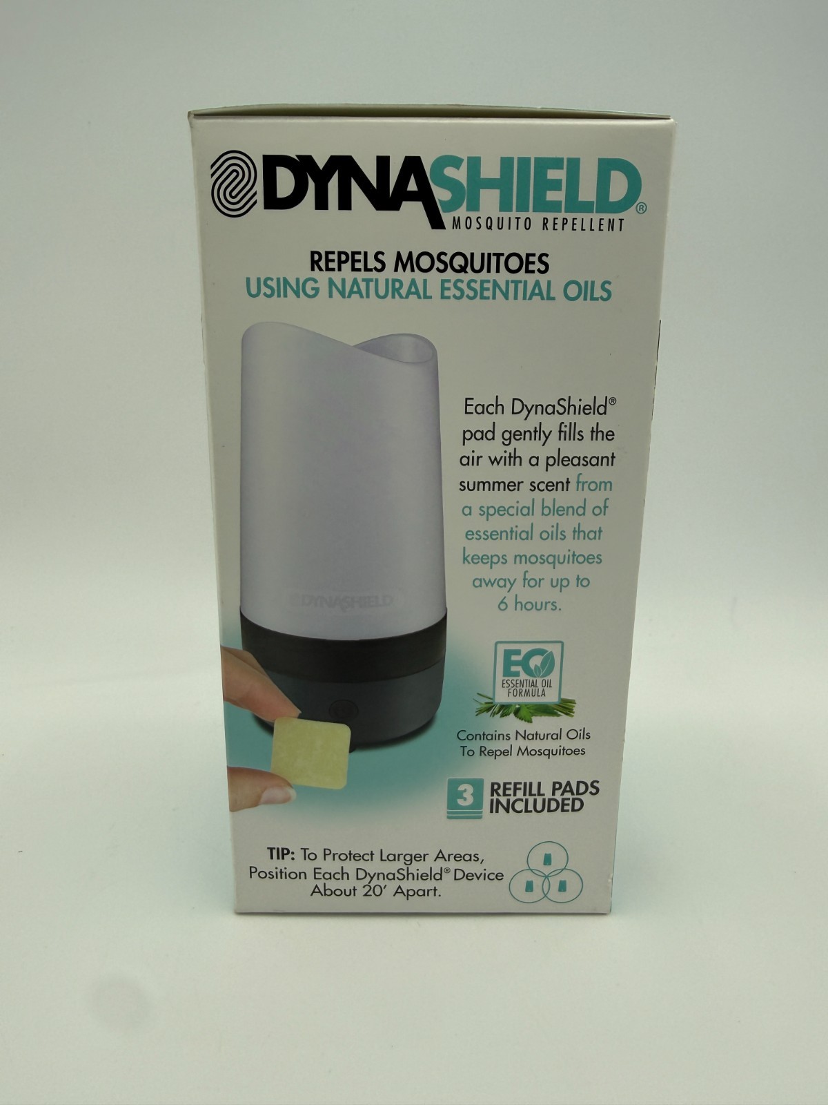 Dynatrap DynaShield Mosquito Repellent – Outdoor Bug Protection –Natural Essence