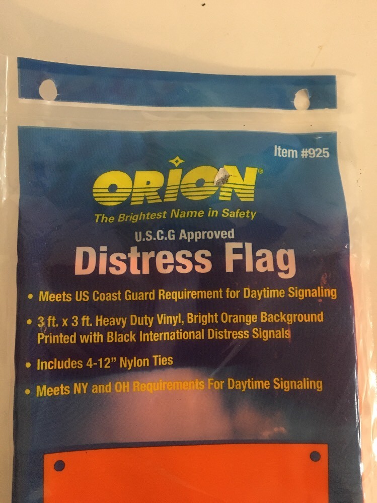 Orion Distress Sos Flag-NEW-SHIPS N 24 HOURS